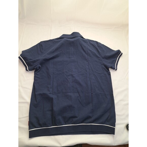 Vtg Y2k 2002 Navy Blue Mens Polo Hilfiger Pocket Crest Red Label Large Prep - Picture 9 of 11